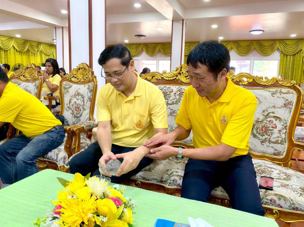 กิจกรรมทำบุญ ถวายสังฆทาน ฟังธรรมะ “เรียนรู้การทำงาน อย่างมีความสุขด้วยหลักธรรม”