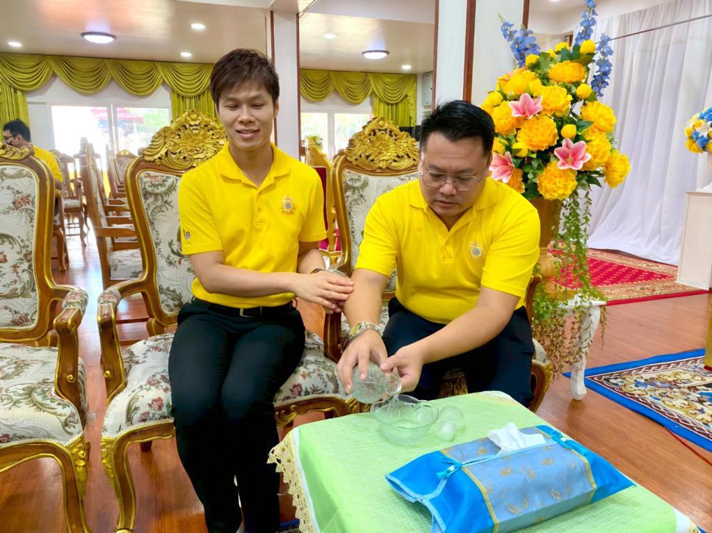 กิจกรรมทำบุญ ถวายสังฆทาน ฟังธรรมะ “เรียนรู้การทำงาน อย่างมีความสุขด้วยหลักธรรม”