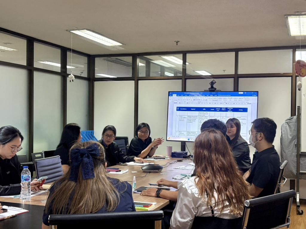 ประชุมคณะทำงานจัดทำเเละขับเคลื่อนแผนปฏิบัติการด้านส่งเสริมคุณธรรม จริยธรรมฯ