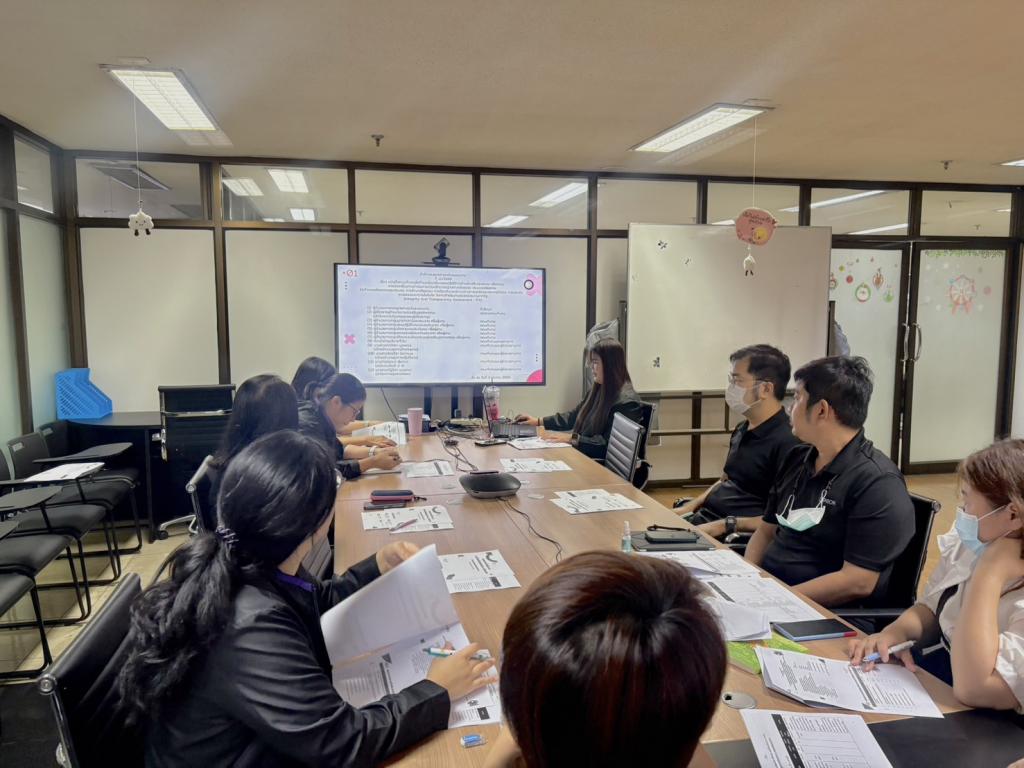 ประชุมคณะทำงานจัดทำเเละขับเคลื่อนแผนปฏิบัติการด้านส่งเสริมคุณธรรม จริยธรรมฯ