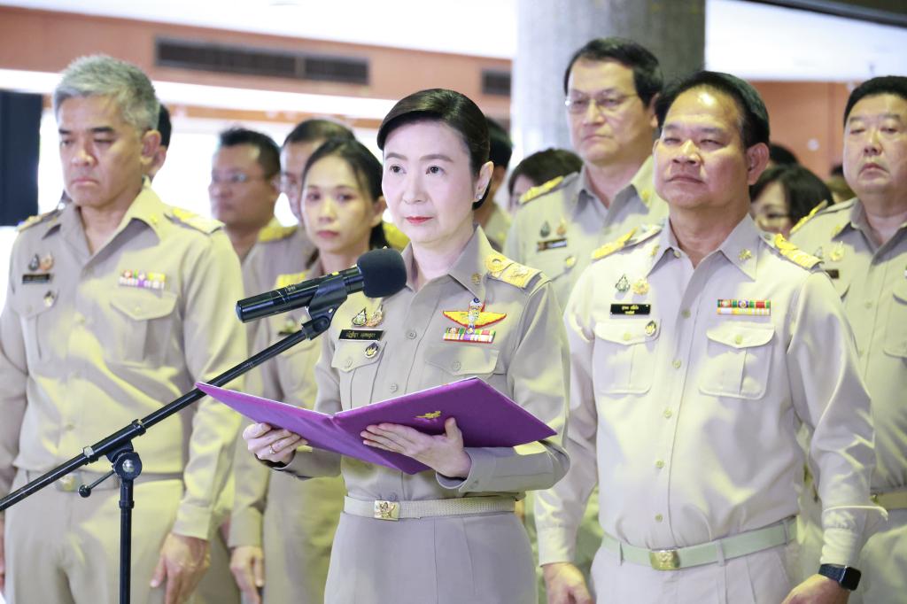 กง.กสอ. ร่วมพิธีถวายสัตย์ปฏิญาณ เนื่องในวันข้าราชการพลเรือน ประจำปี พ.ศ. 2569